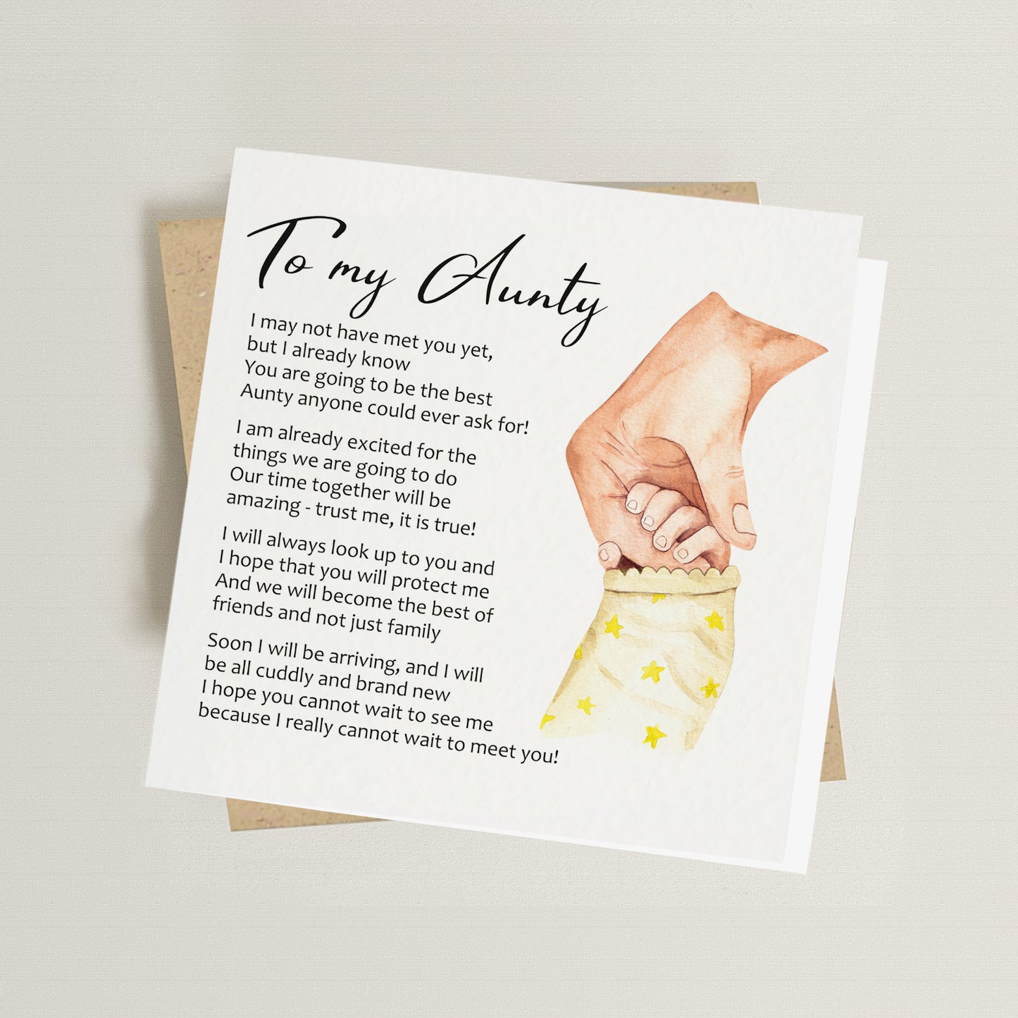 Aunty-to-Be Greeting Card