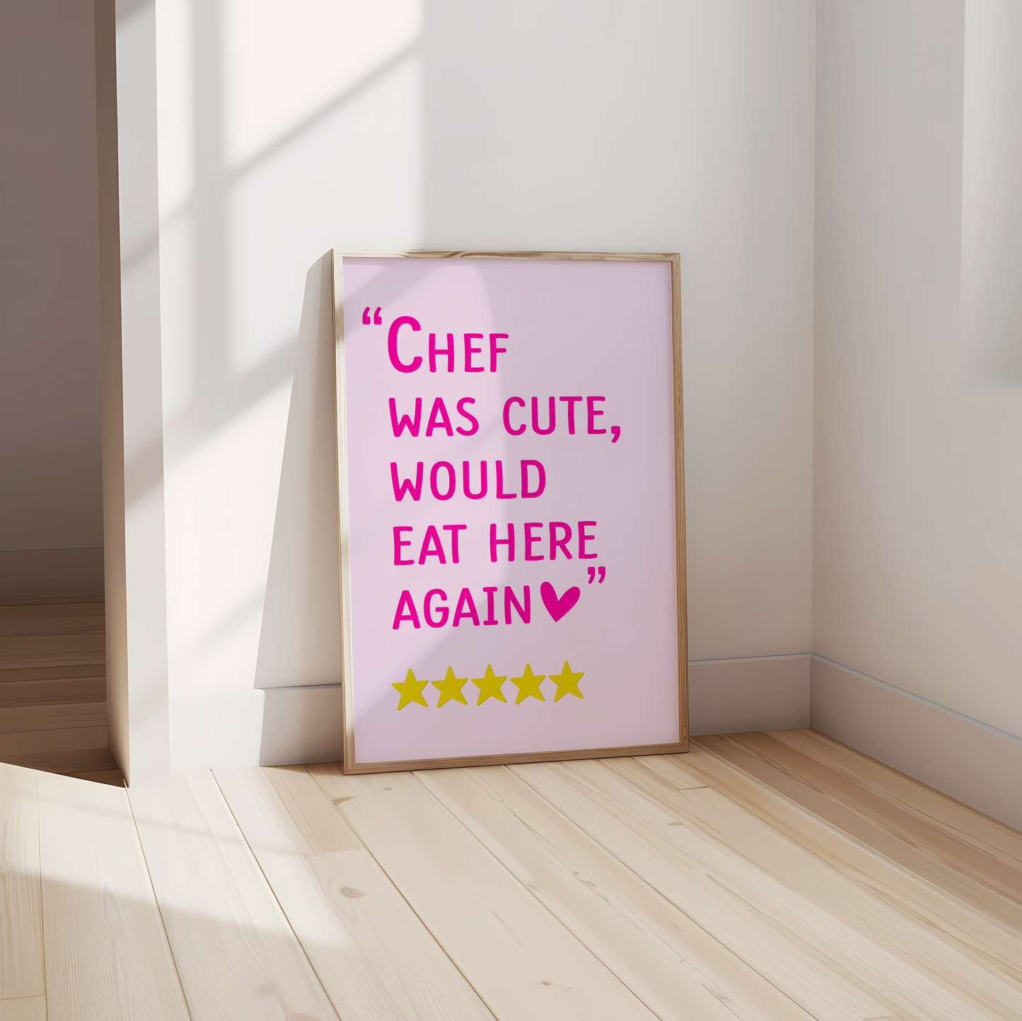 Chef was Cute Print