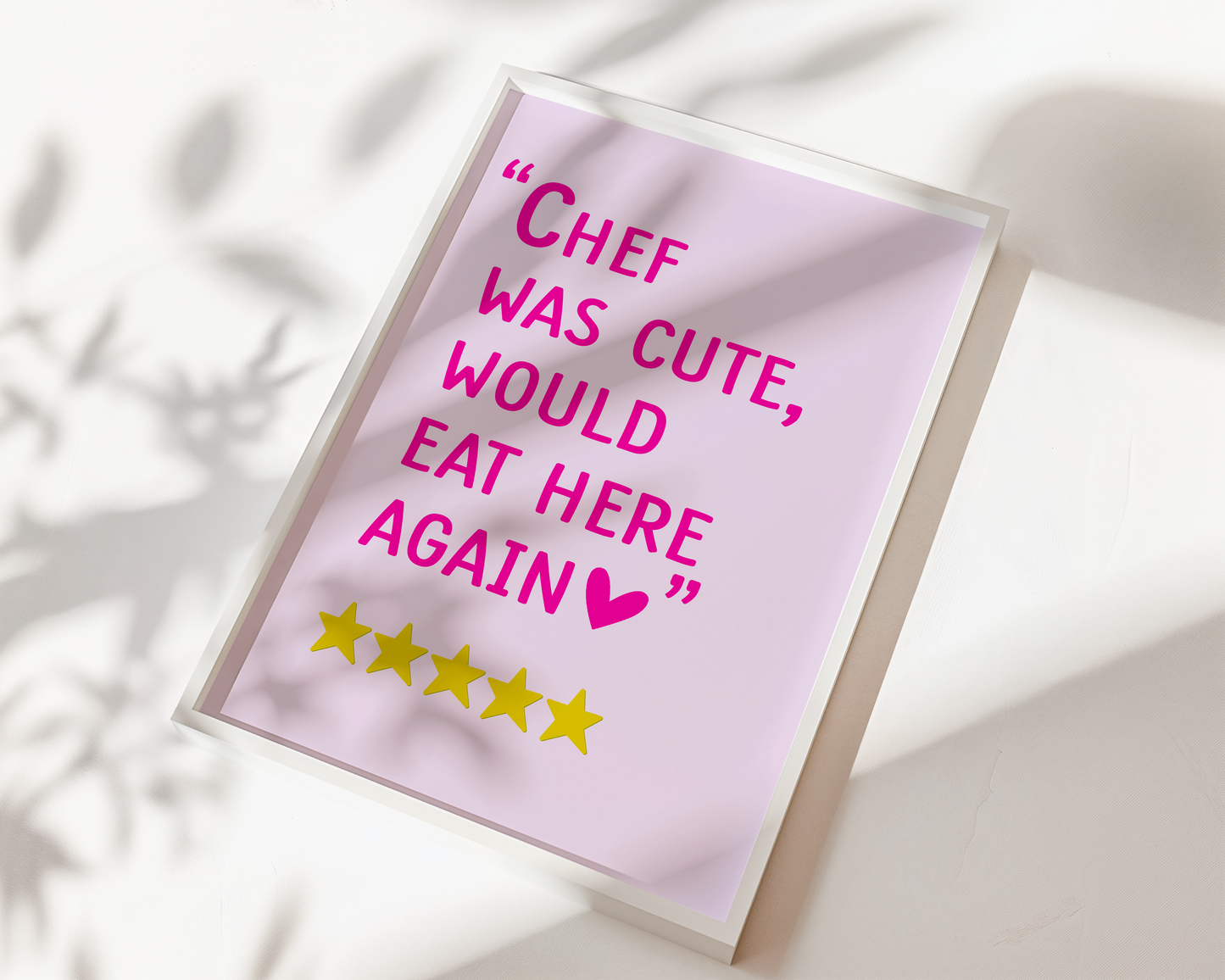 Chef was Cute Print