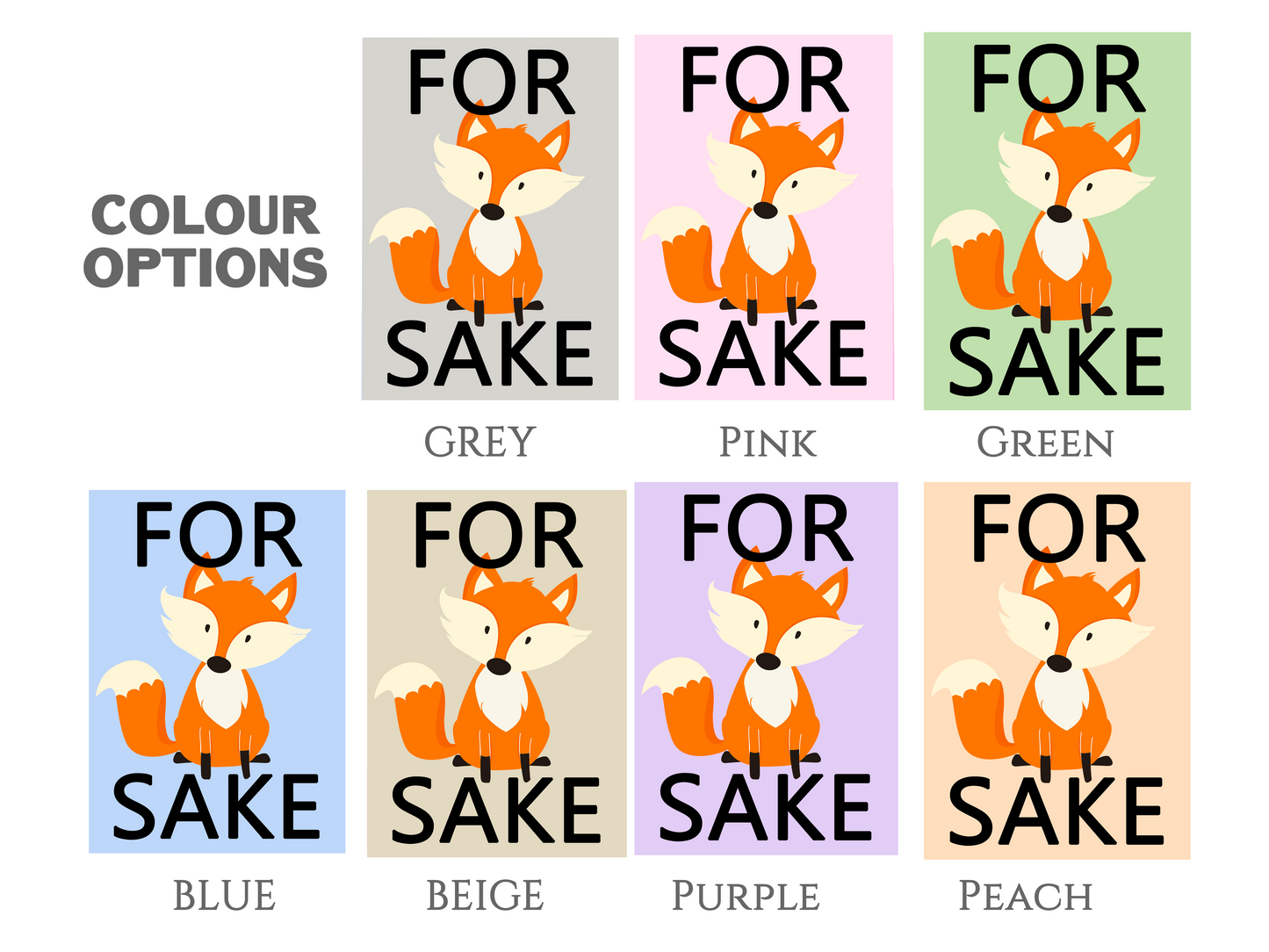 For Fox Sake Print