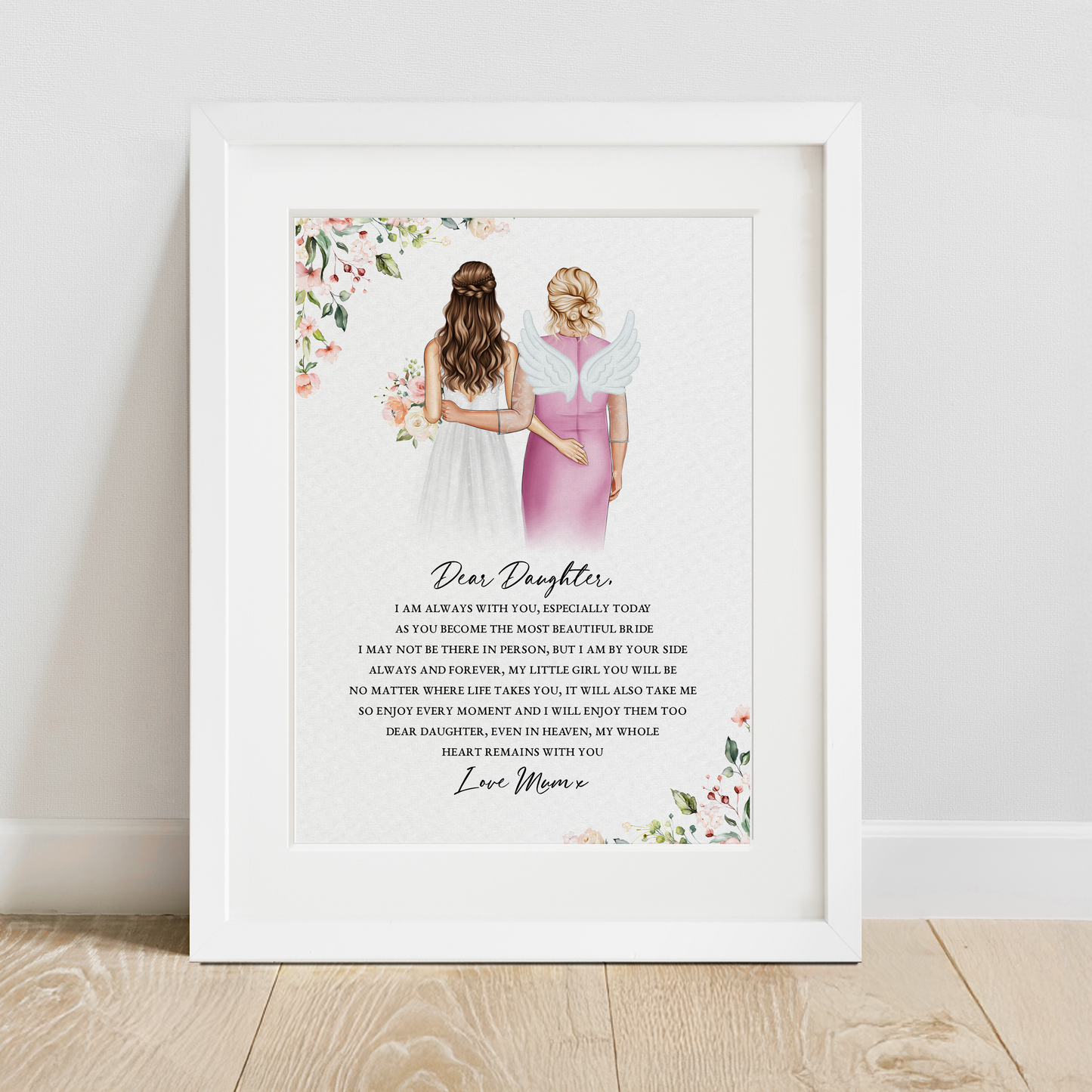 Words from Mum in Heaven on Wedding Day