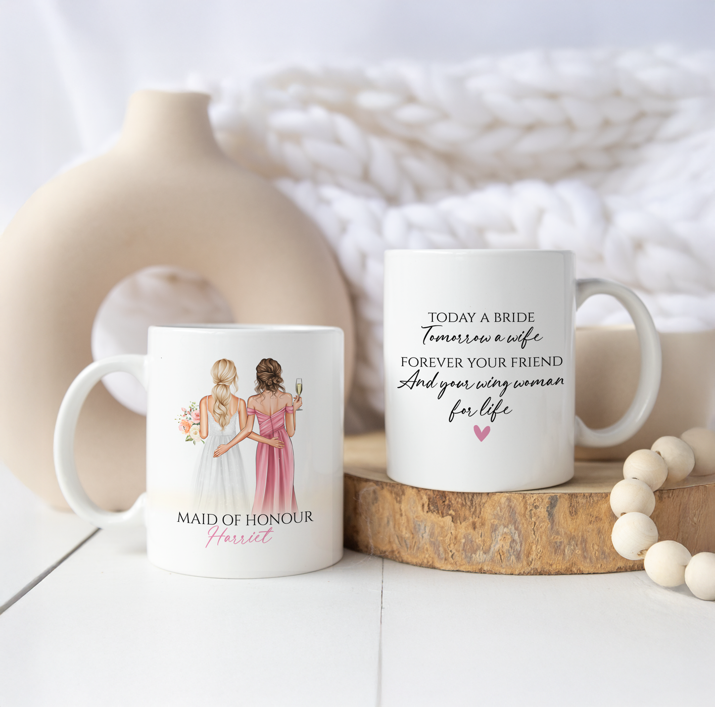 Personalised Bridal Party Mug