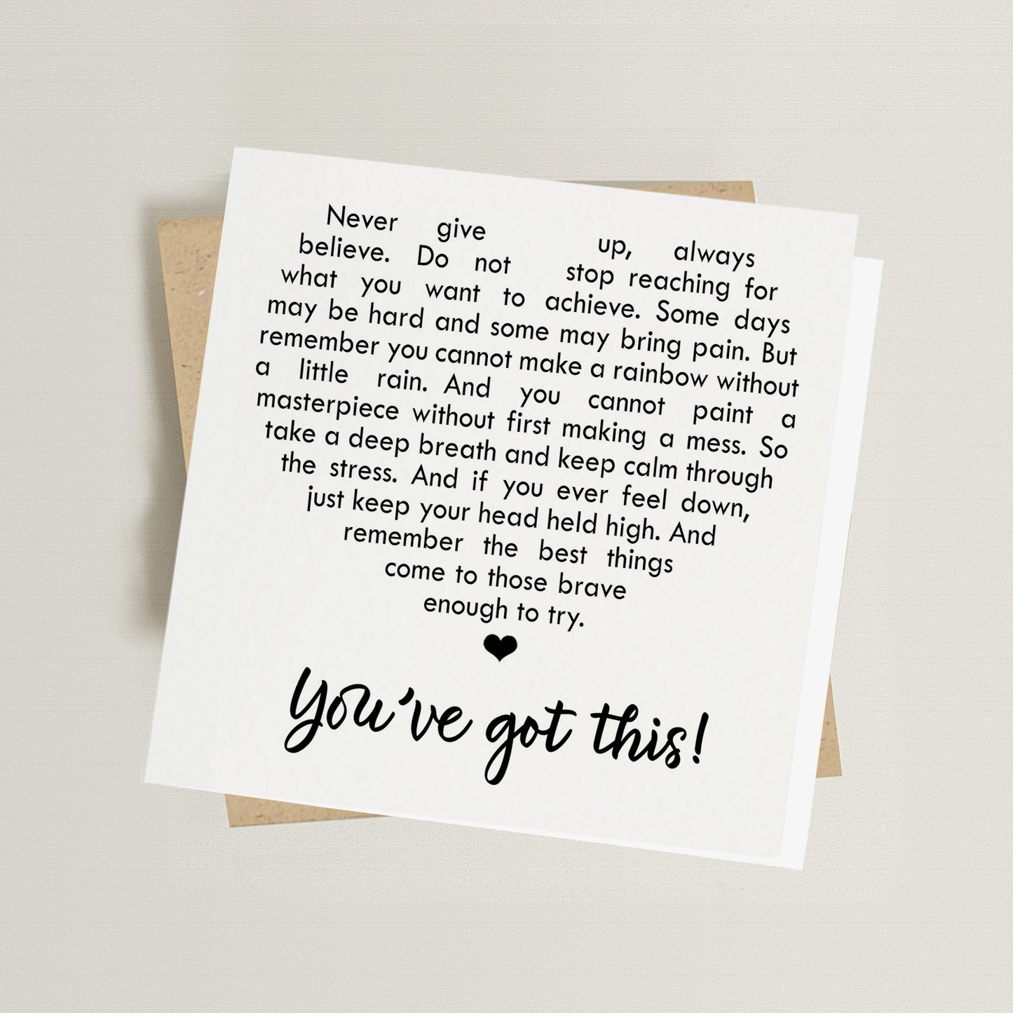 You've Got This Card