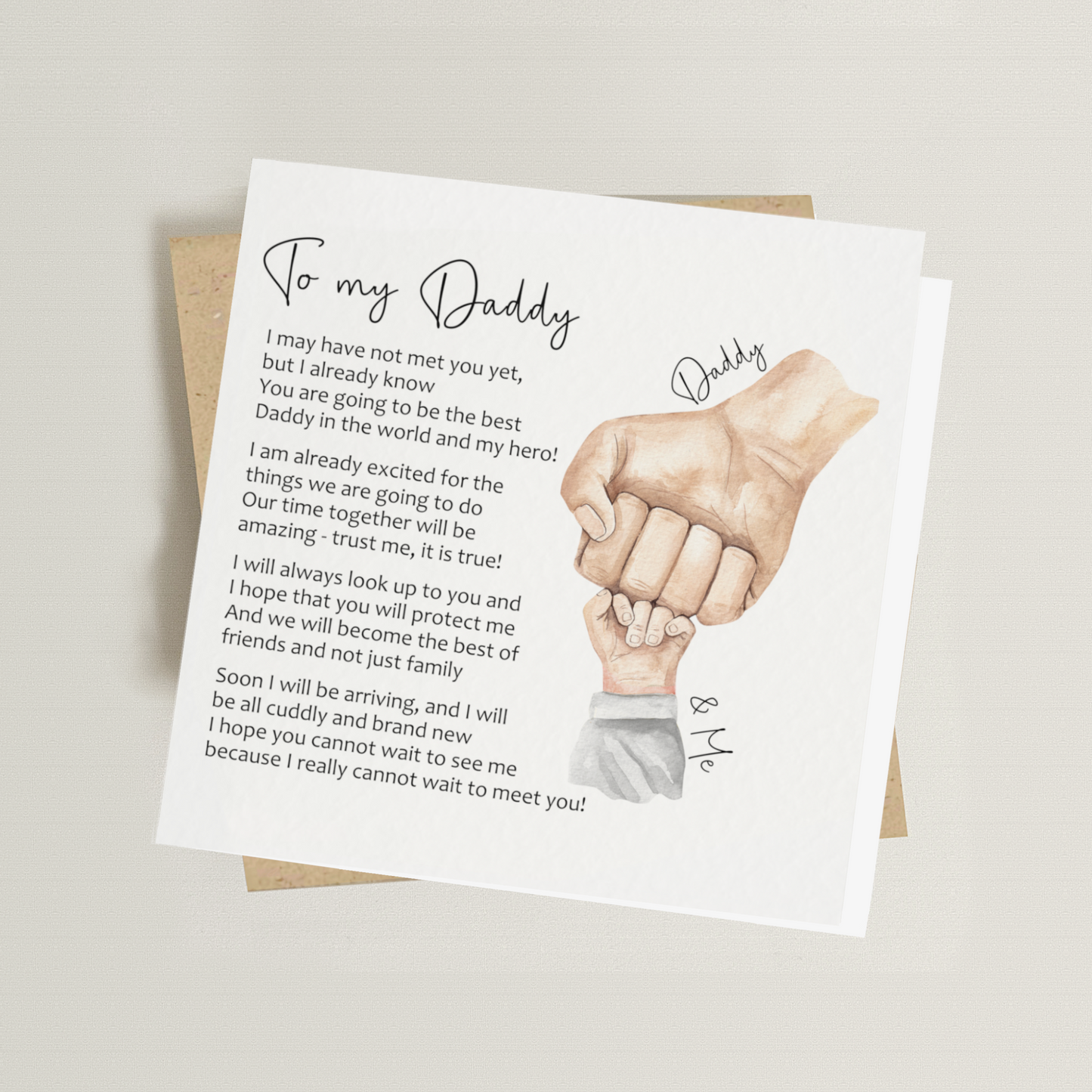Daddy To Be Greeting Card
