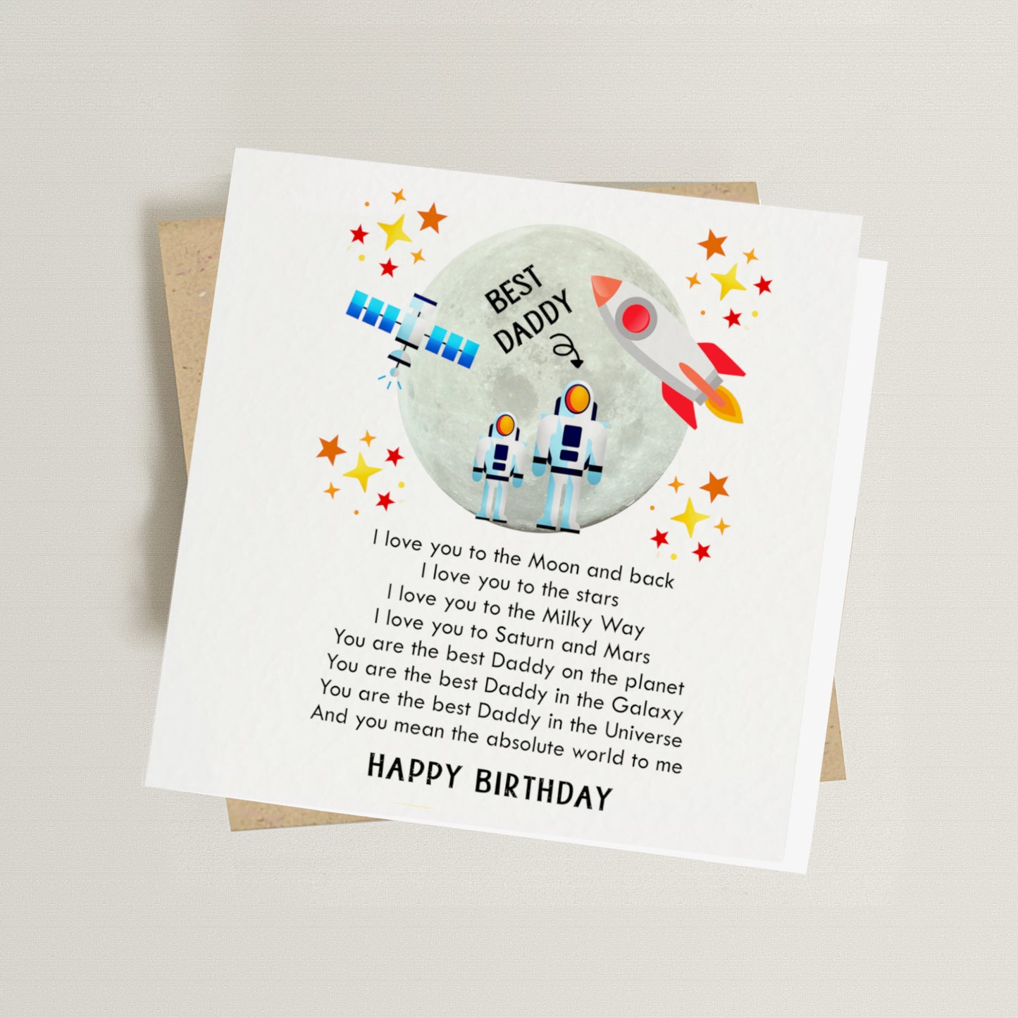 Best Daddy Birthday Card