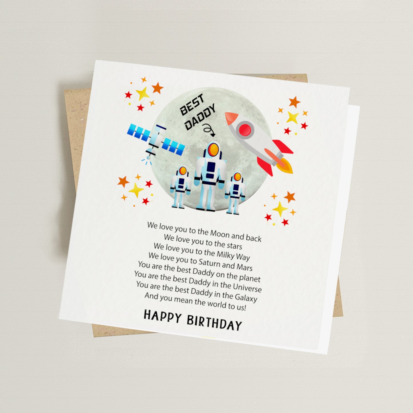 Best Daddy Birthday Card