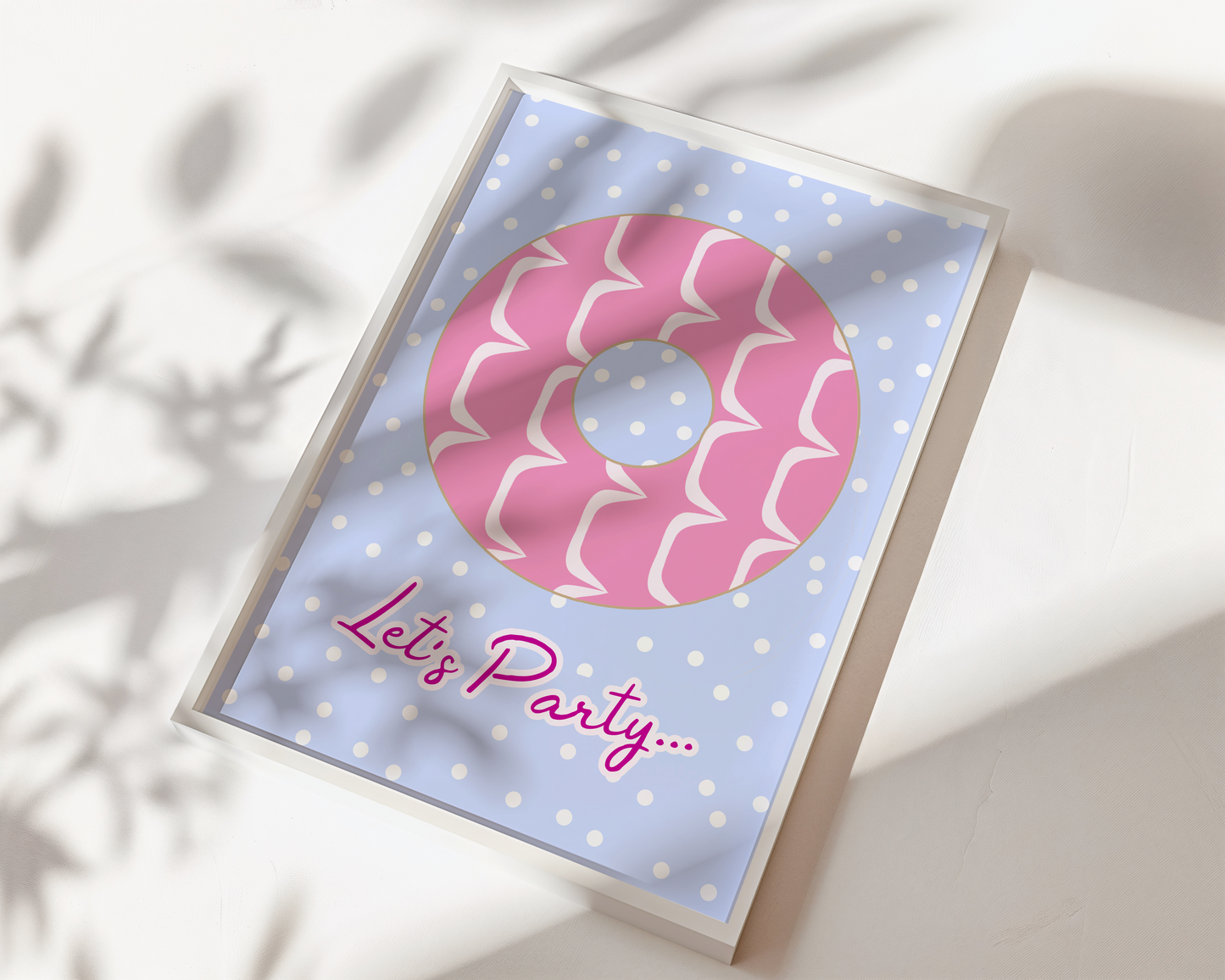 Let's Party Biscuit Print