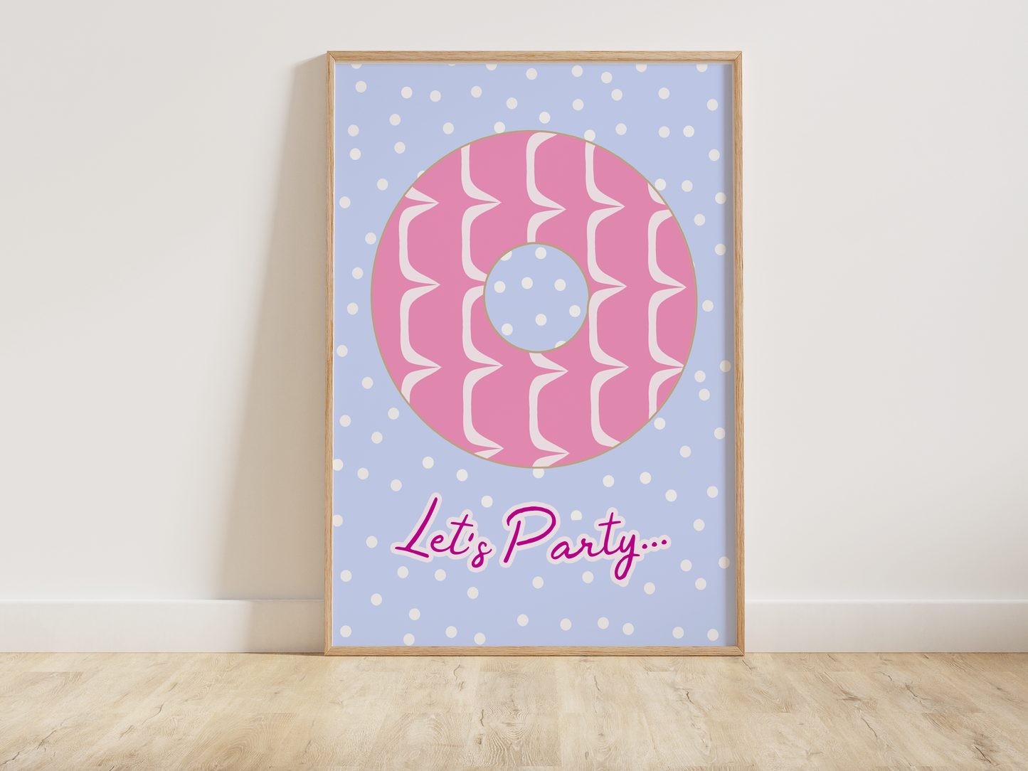Let's Party Biscuit Print