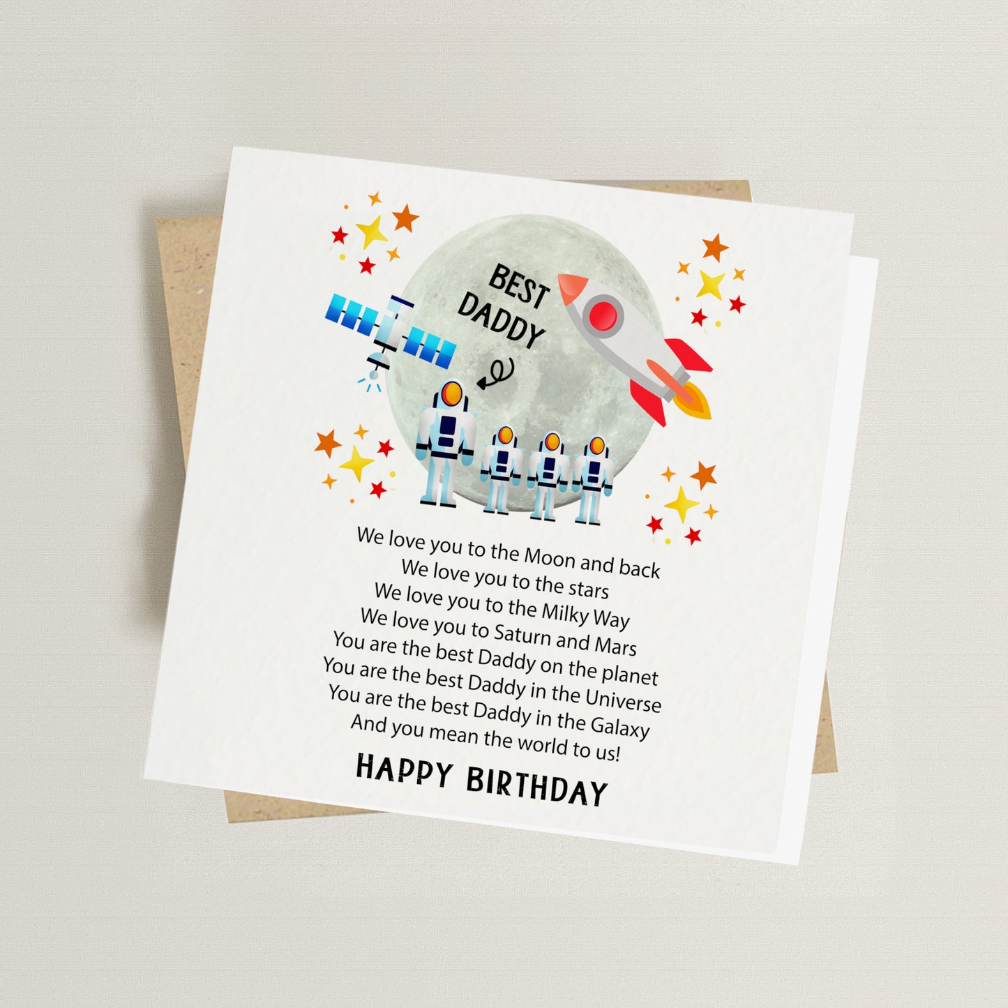 Best Daddy Birthday Card