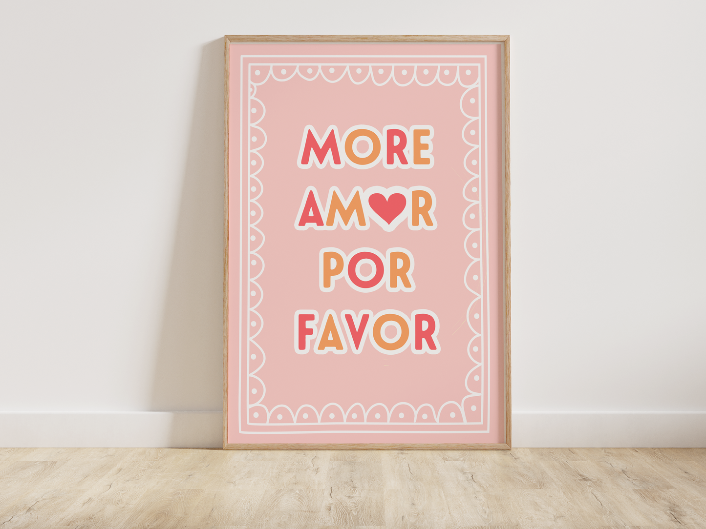More Amor Por Favor Print