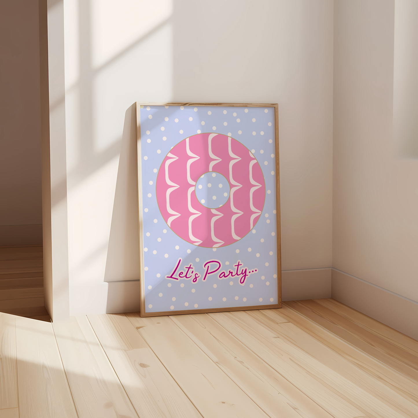 Let's Party Biscuit Print