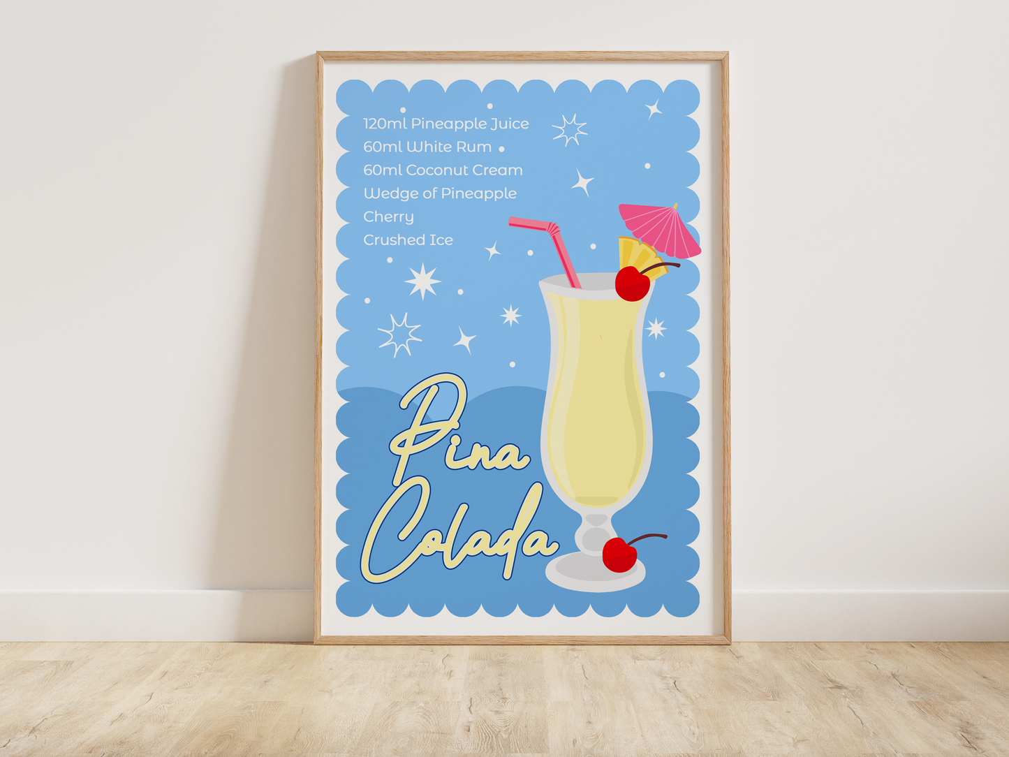 Pina Colada Recipe Print