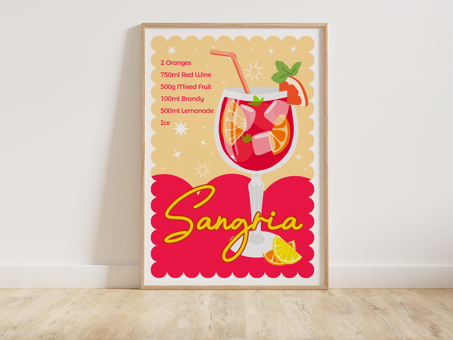 Sangria Recipe Print