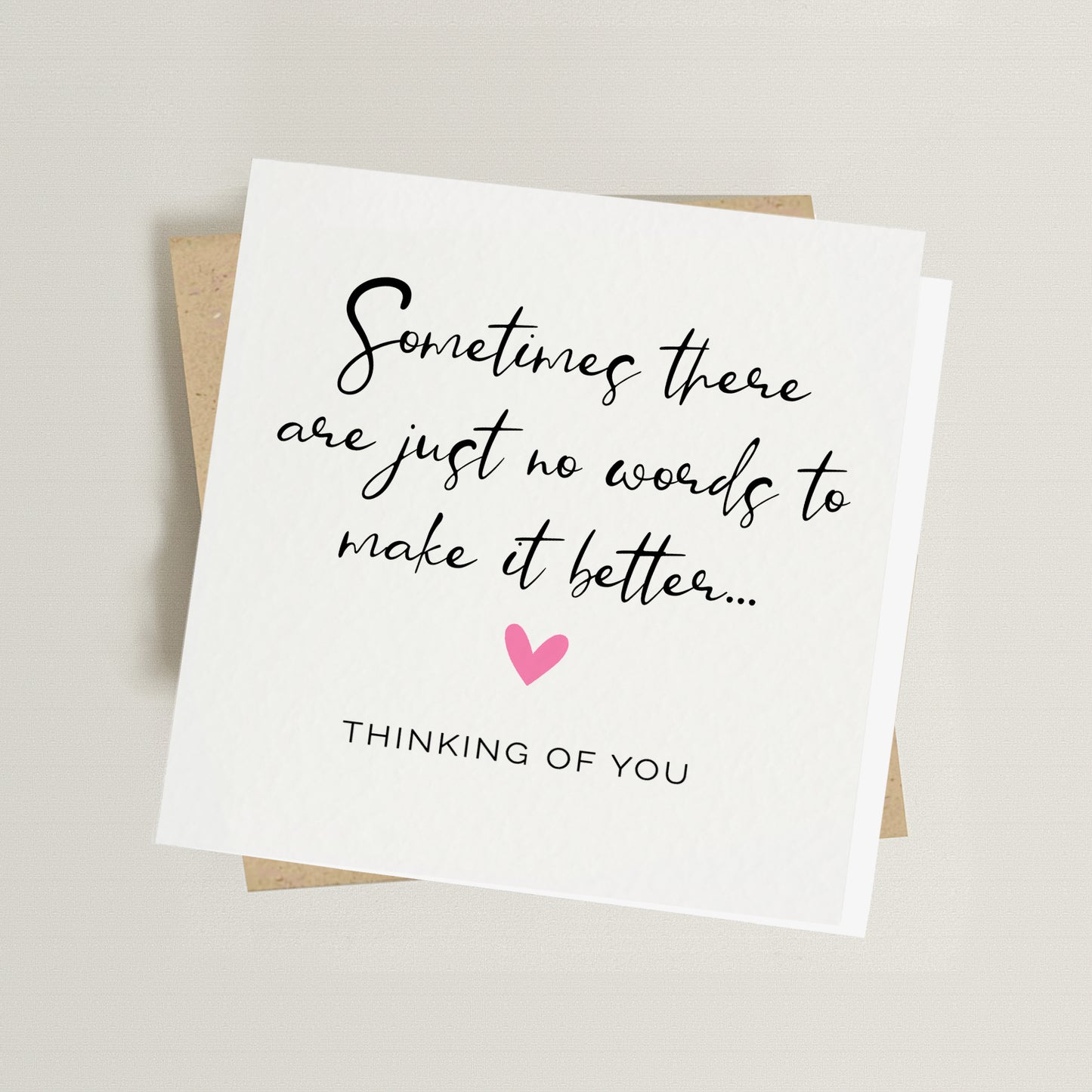 Sometimes There Are Just No Words Card