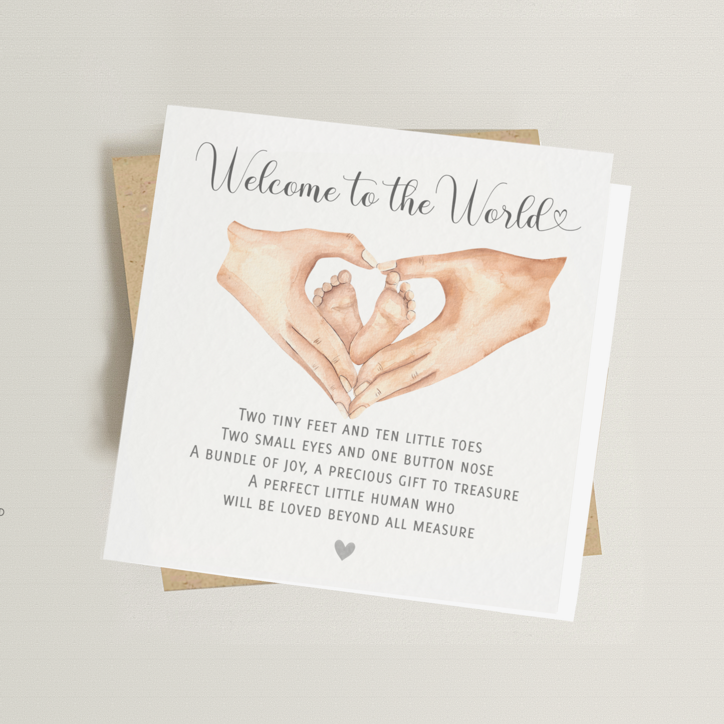 Welcome to the World Greeting Card