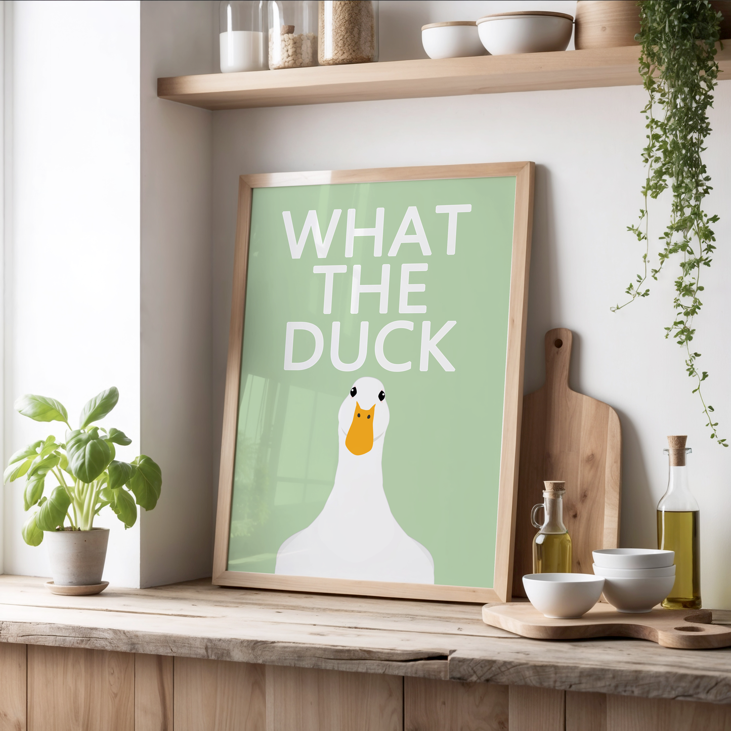 What the Duck Print