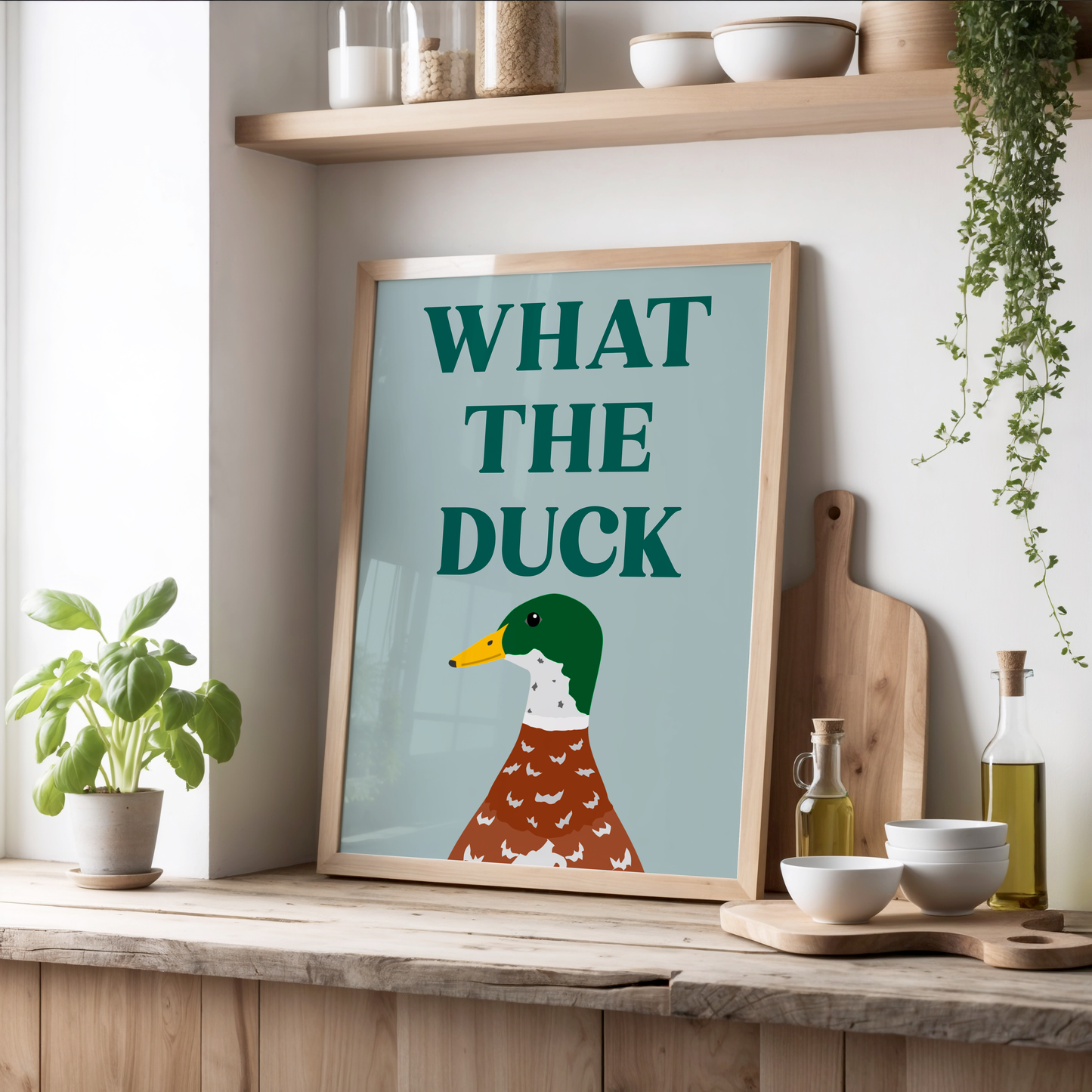 What the Duck Print