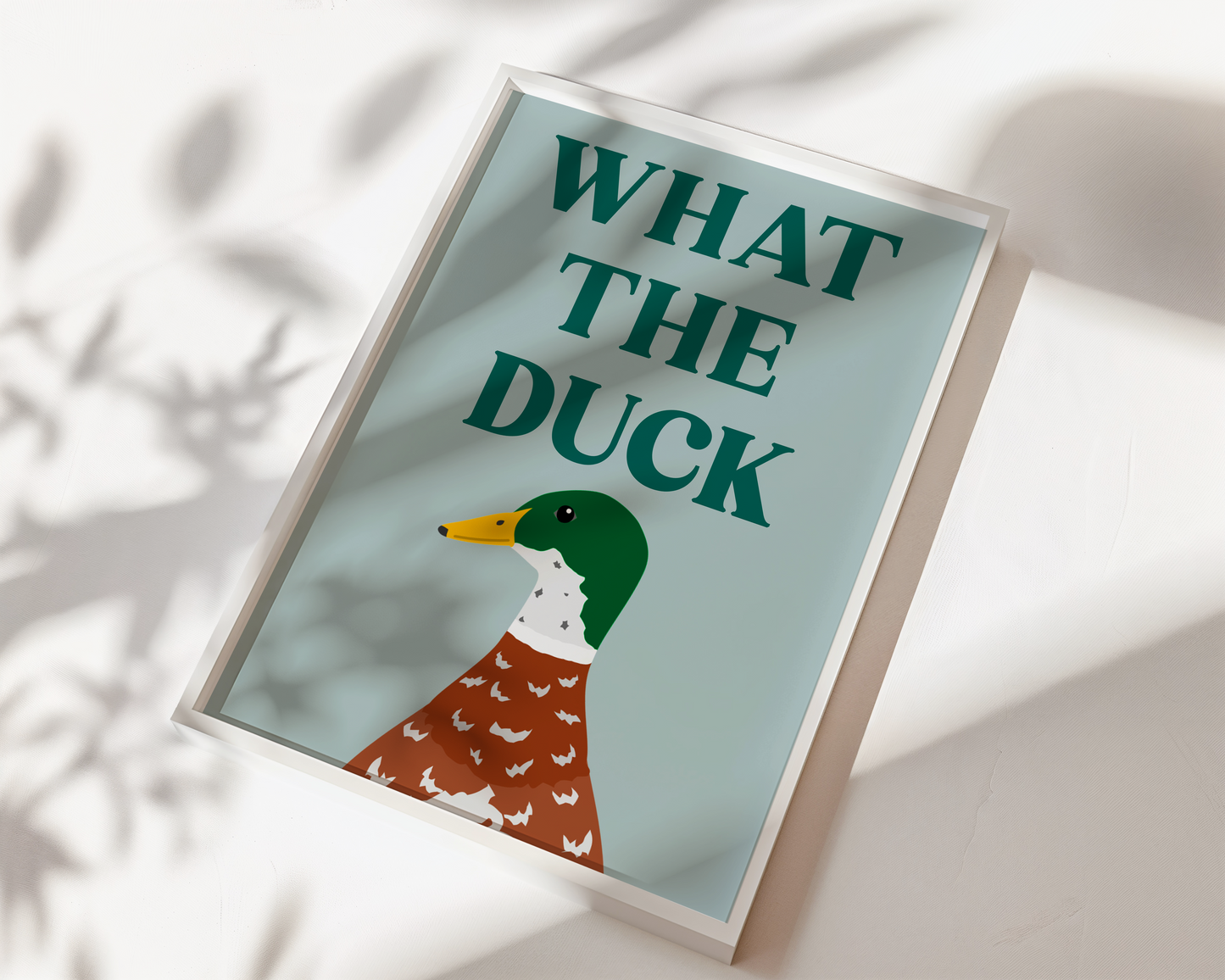 What the Duck Print