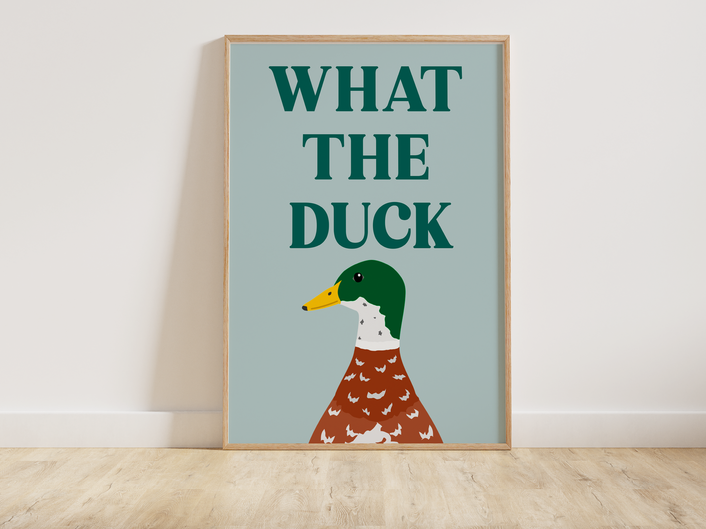 What the Duck Print
