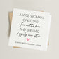 A Wise Woman Once Said I'm Outta Here Card