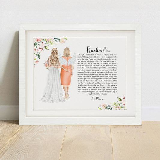 Letter from Mum in Heaven on Wedding Day