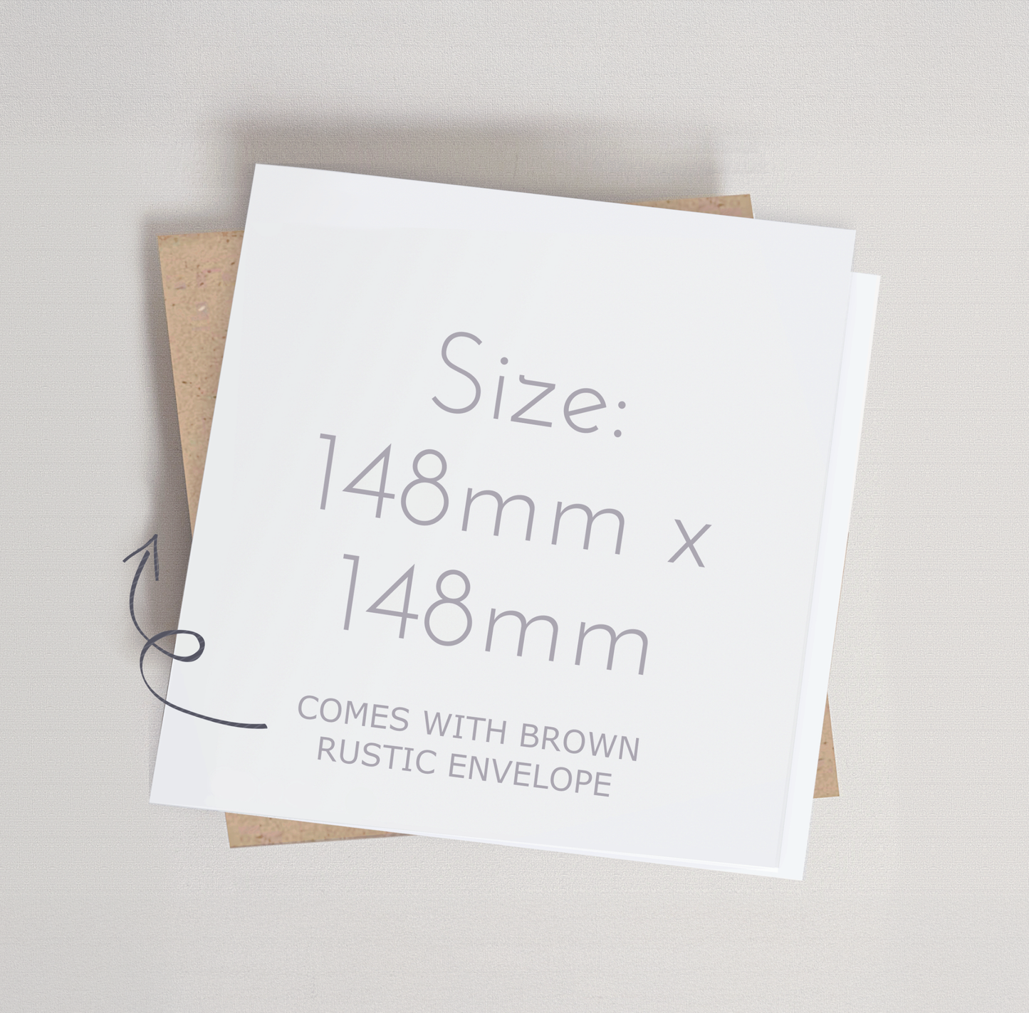 Special Couple Baby News Card