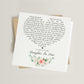 Daughter In Law Wedding Poem Card