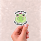 Not Giving a F**K Frog Sticker