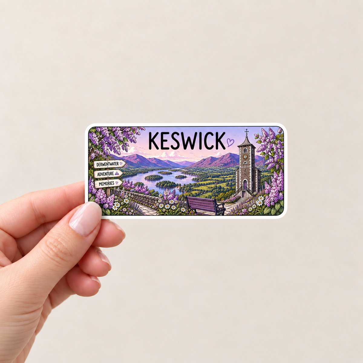 Keswick Sticker