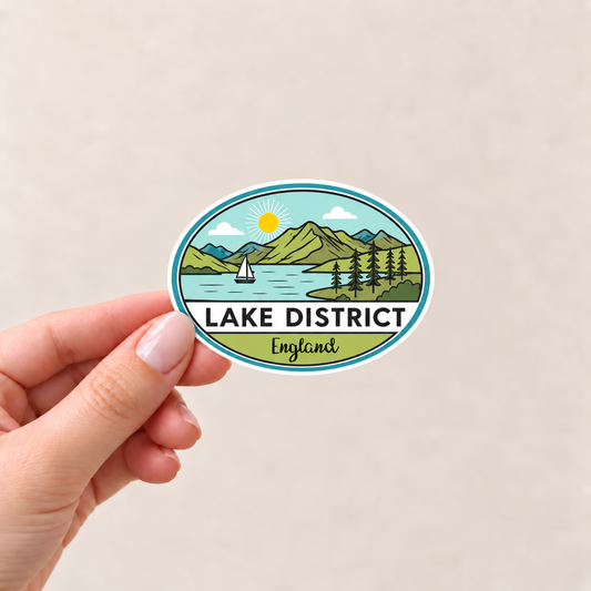 Lake District Travel Sticker