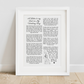Letter to my Dad on Wedding Day Print