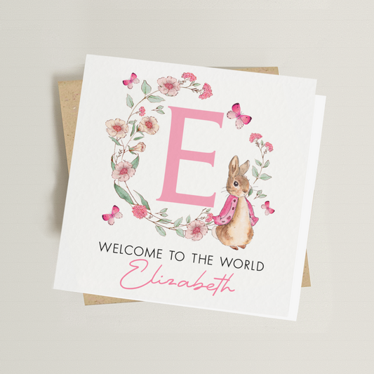Welcome to the World Baby Greeting Card