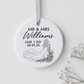 Personalised 'I do' Wedding Ornament