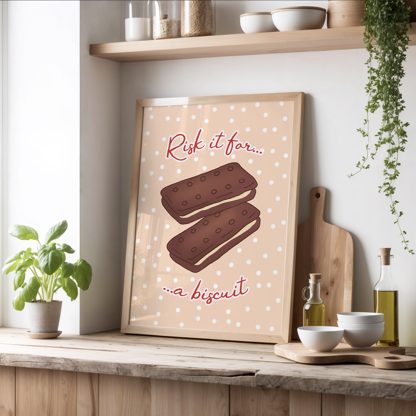 Risk it for a Biscuit Print