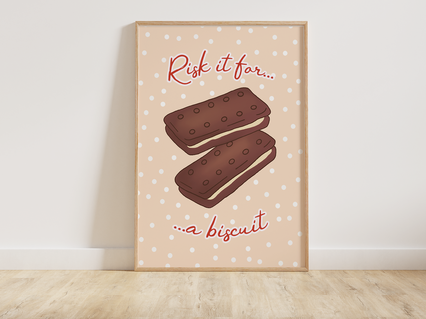Risk it for a Biscuit Print
