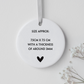 Personalised First Home Ornament