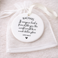 Personalised Friend Quote Ornament