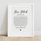Boss Bitch Definition Print