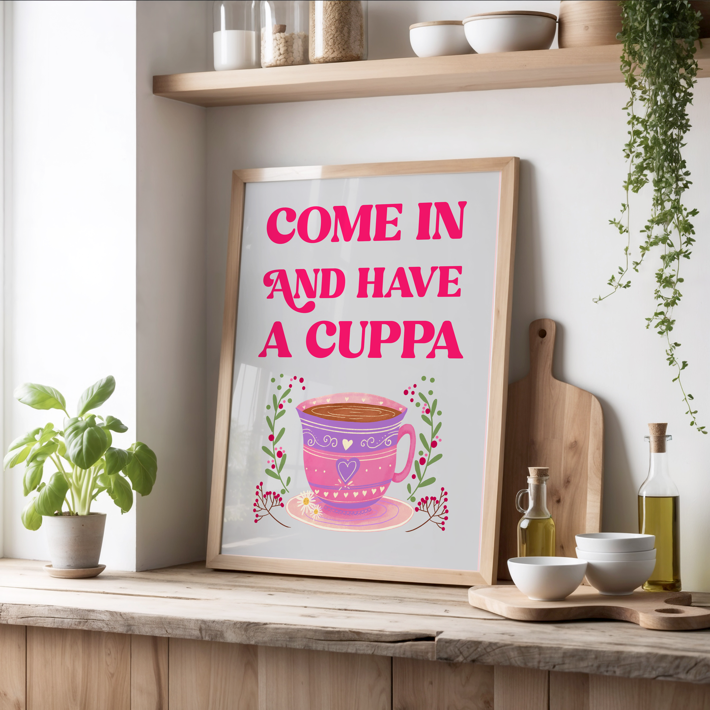 Come in and Have a Cuppa Print