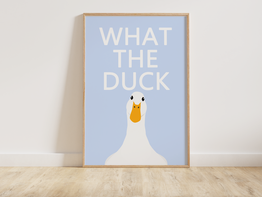 What the Duck Print