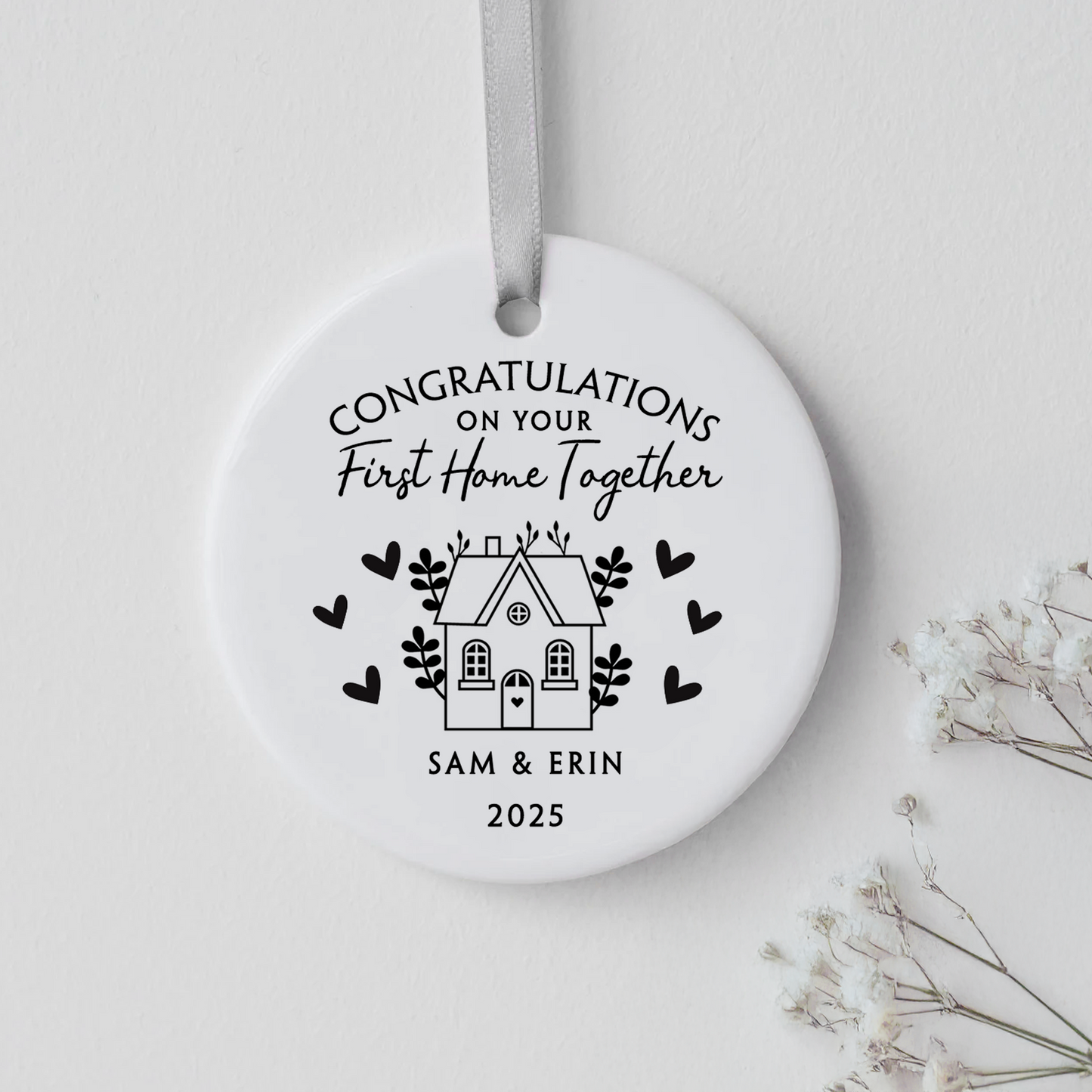 Personalised First Home Ornament