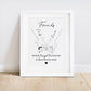 Friendship Hand Line Art Print
