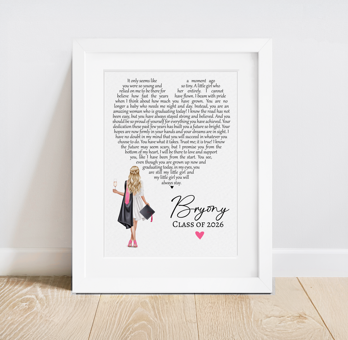 Personalised Graduation Keepsake Gift