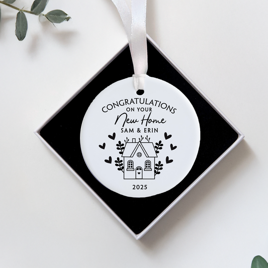 Personalised New Home Ornament