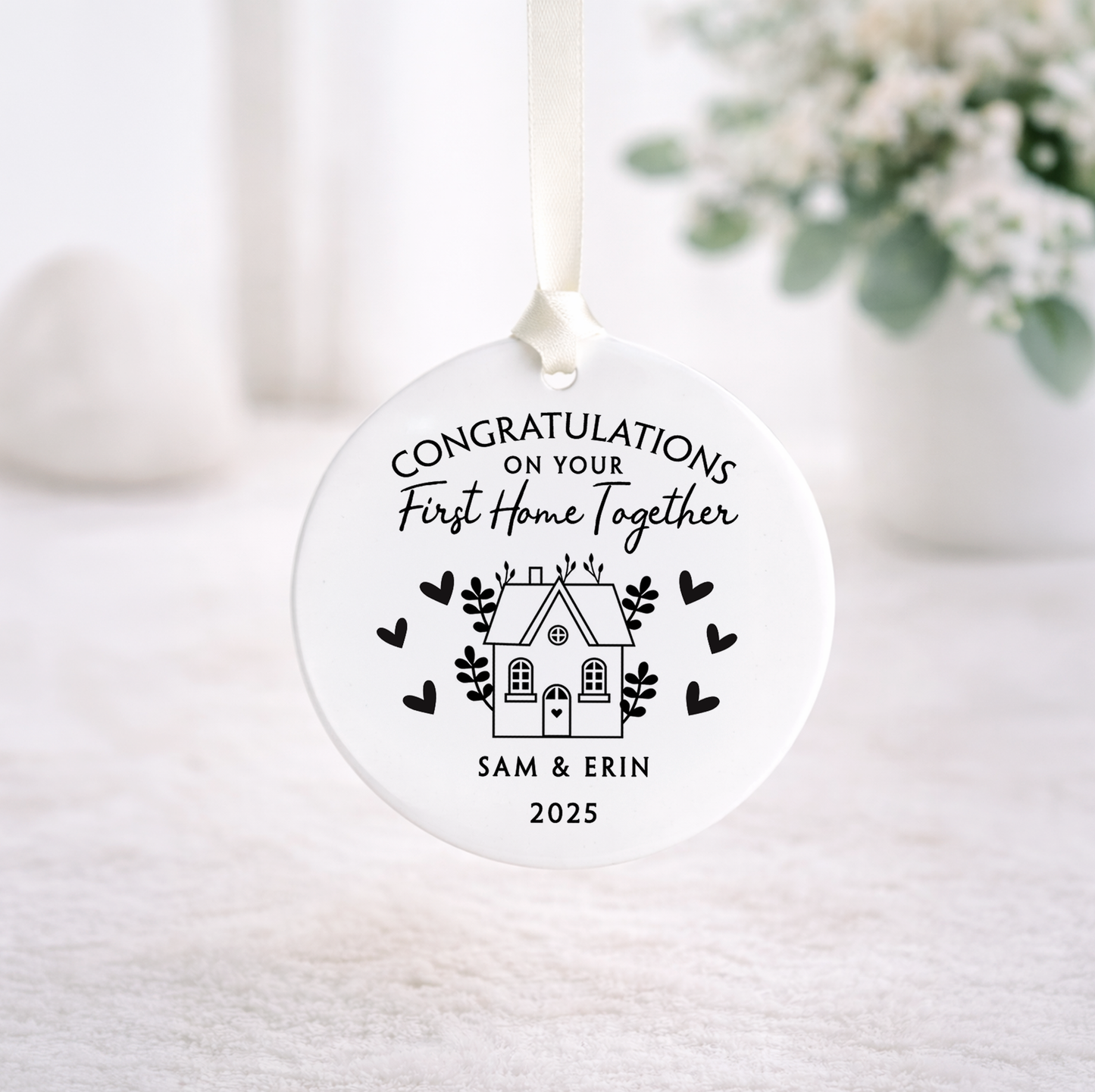 Personalised First Home Ornament