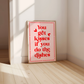 Kisses if you do the Dishes Print