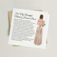 Personalised Maid of Honour Card