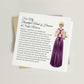 Personalised Sister & Maid of Honour Card
