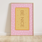 Be Nice Biscuit Print
