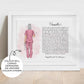 Retirement Nurse / Healthcare Poetry Print